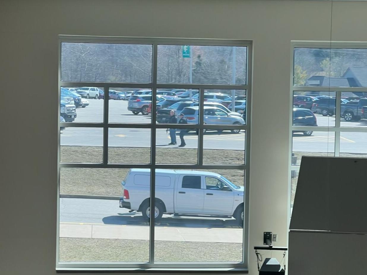 Floyd Central High School cleared after unfounded threat of backpack bombs, armed gunman